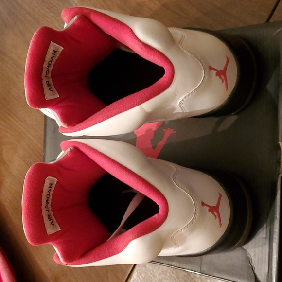Jordan 5 Fire red reflective tongue - Picture 4 of 4